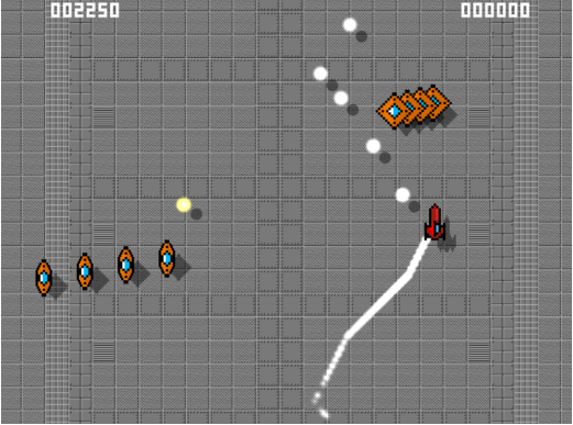 图3：太空射击游戏画面