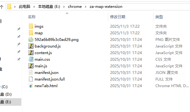 图2:v0.0.1解压后的路径示意图